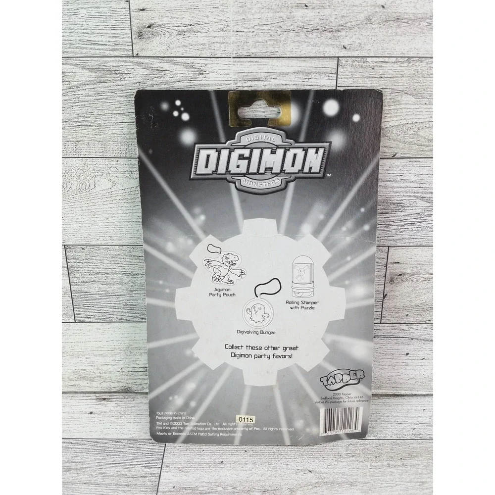 Vintage Digimon Party Favors Digivolving Bungees by Tapper - SEALED‎ & NEW! 2000